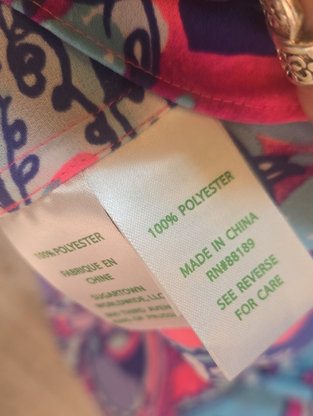 New Lilly Pulitzer Lileeze Karmen Cami Pink Tropics Mermaids Call Tank - Picture 12 of 12